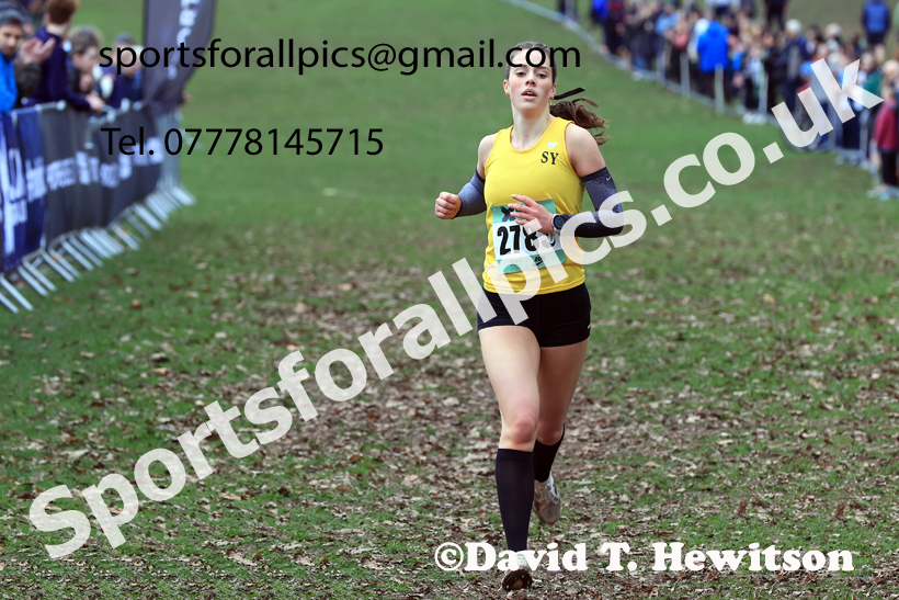 Womens Under-20s 2026 UK CAU Inter Counties Cross Country, Wollaton Park, Nottingham. Photo: David T. Hewitson/Sports for All Pics